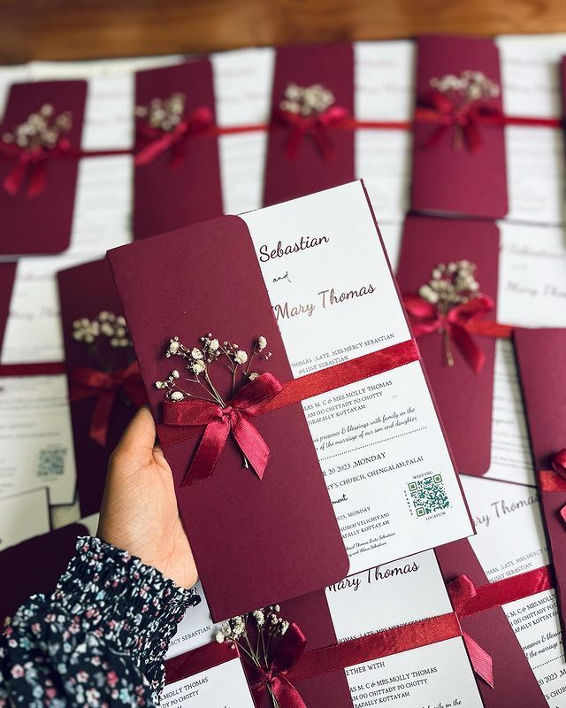 Traditional Wedding Card